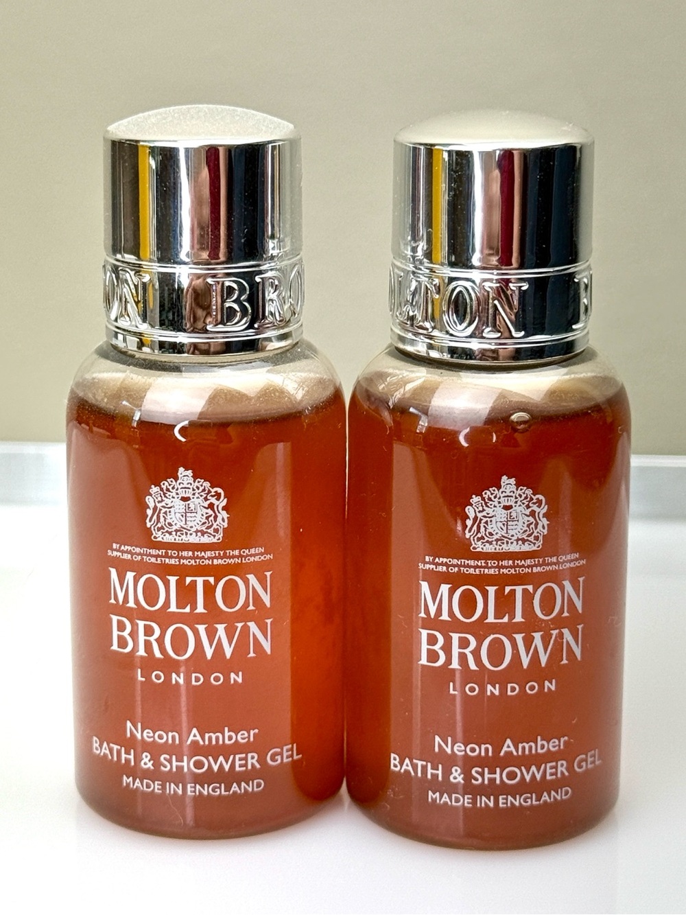 2 Molton Brown Neon Amber Bath & Shower Gel